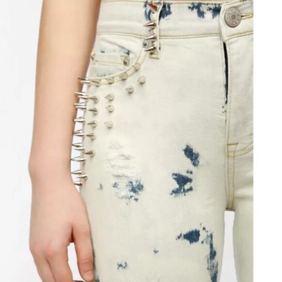 Urban Outfitters BDG Twig High-Rise Studded Jean, Size 27 - Picture 3 of 14